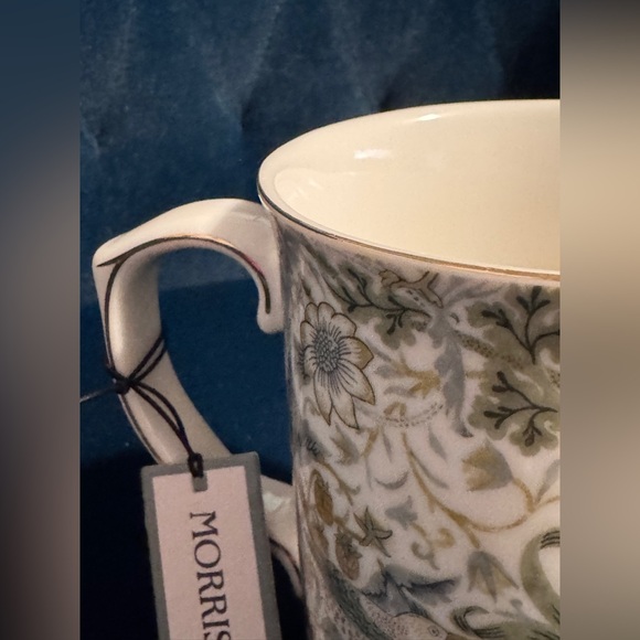 Morris & Co. Fine China Mug Yellow Green Blue Gold Floral William Morris - Picture 5 of 6